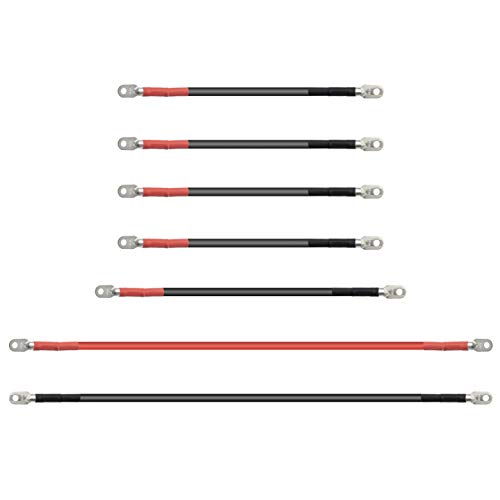 CLUBRALLY Golf Cart Battery Cables Wiring Kit for EZGO TXT 1994 & UP