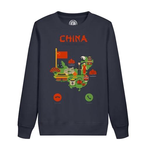 Sweatshirt enfant China is Calling Me : idée cadeau originale anniversaire