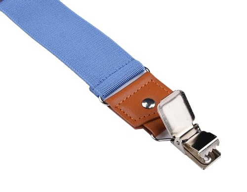 Image of Suspenders for Men Y Back Adjustable Elastic with Strong Clips 47 Inches