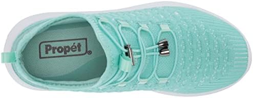 Propét Womens Travelbound Sneaker, ICY Mint, 10 XX-Wide US | Image 4