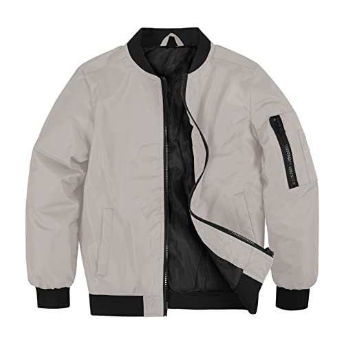 Image of SNOW DREAMS Boys Girls Bomber Jacket Flight Jackets Spring Varsity Jacket