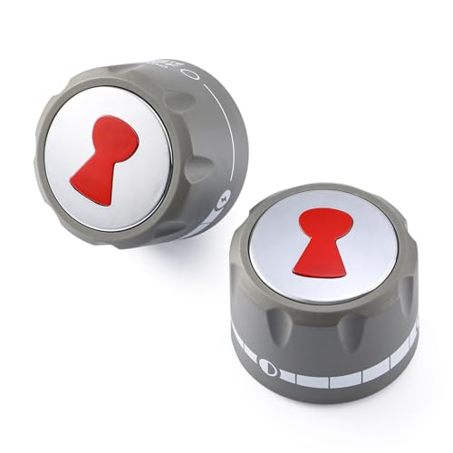 FormaMount 91537 Grill Main Burner Gas Control Knobs (2 Pack) Compatible with Weber Summit 420/620 Series Grill Knob Grill Replacement Control Knob Kit Parts
