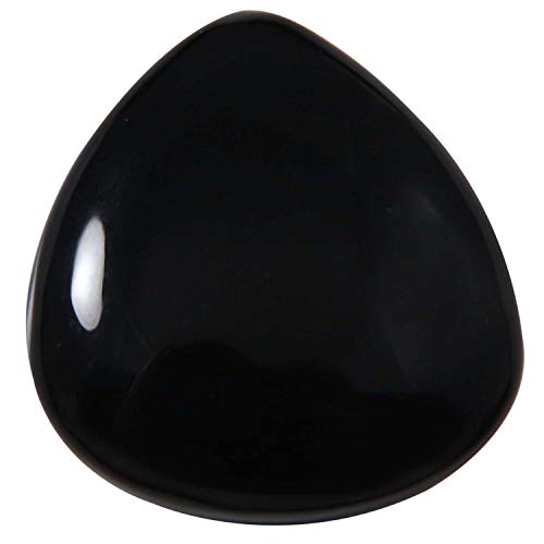 Onyx noir cabochon de qualité gemme naturelle et forme fantaisie