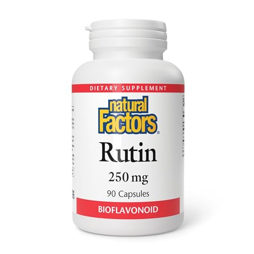 Natural Factors - Rutin 250mg, A Citrus Bioflavinoid, 90 Capsules