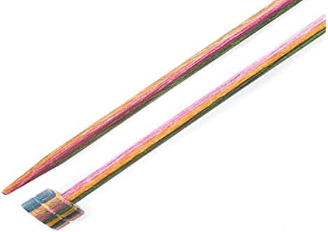KnitPro KP20254 40 cm x 3.75 mm Symfonie Single Pointed Needles, Multi-Color