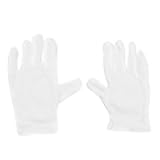 1 Pair Soft Etiquette Gloves Working Gloves for Saxophone Trumpet Clarinet Playing White Gloves