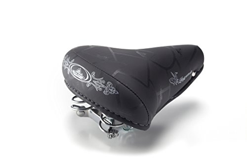 Sella M.Grappa Viaggio Laguna SKAY selle de vélo rétro noire en taille unique pour adulte