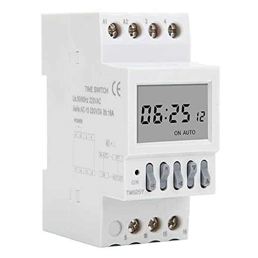 POWER TIMER SWITCH, TM625Y AC220V Årscykel Strömbrytare Timer DIN-skena 12 på 12 Off Timer Relä för reklamskyltar Street Lights Stage Power Equipment