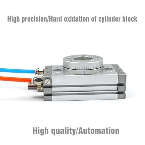 Vérin rotatif pneumatique MSQA10A pour éliminer les vibrations de rotation