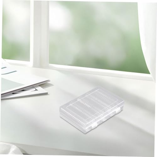 Boîte de rangement pour monnaie transparent NUOBESTY avec joint pour collection