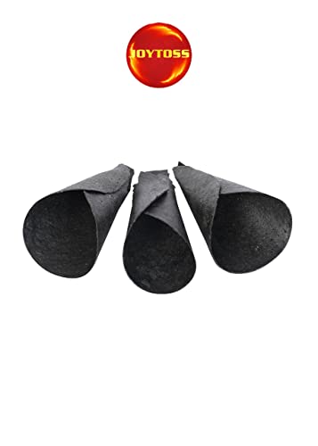 Image of JOYTOSS Tortilla Wrap | Fresh Taste & Soft Texture l Best for Wraps, Tacos, Nachos & Rolls l Ready to Eat Healthy Food - Pack of 25 (CHARCOAL)