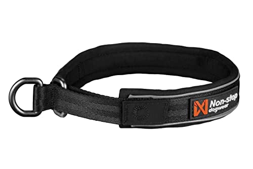 Non-stop dogwear Cruise Collar Black | Halsband mit Zugstopp - Das Bequeme, Größe:L