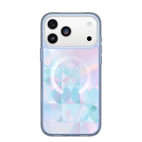 Image of OtterBox iPhone 17 Pro Max Symmetry Series Clear Case - Opal Prism - Blue