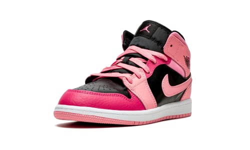 Jordan Preschool Jordan 1 Mid PS 640734 662 Coral Chalk - Size 10.5C4