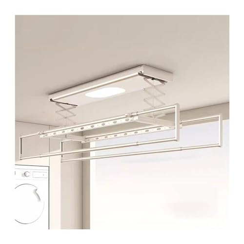 Tendedero Inteligente, Percha eléctrica para el hogar, balcón, elevación automática, Barra de Secado integrada, tendedero (tamaño: A)