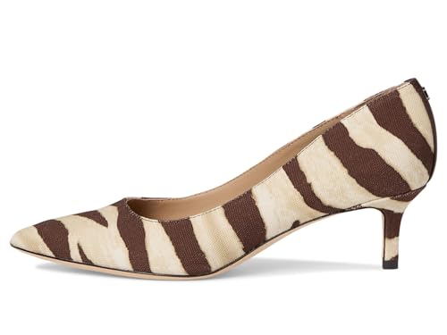 Lauren Ralph Lauren Women's Adrienne Zebra-Print Canvas Pumps4