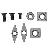 Fourniture de travail du bois : pratique - si elle est émoussée ou ébréchée, il suffit de la tourner vers un autre bord, ce qui réduit considérablement vos temps d'arrêt, pour le travail du bois