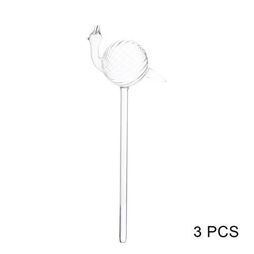 Yippel Self Watering Globe Plant Flower Water Bulbs Animal Shape Glass Home Decor