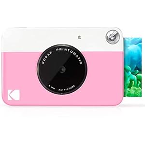 Kodak Printomatic digitale instant printcamera – full-colour afdrukken op ZINK 2 x 3 inch fotopapier met kleverige…