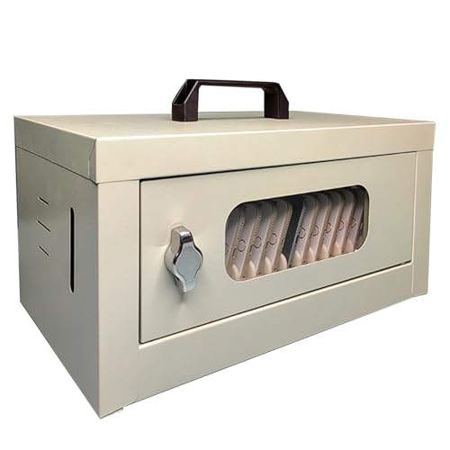 Caja de almacenamiento portátil de acero para teléfono celular, taquillas seguras para escuelas, conferencias y fábricas, perfecta para proteger y proteger dispositivos