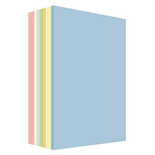 Pastel Color Card Stock Paper 10 Assortment Colors of 10 Each, 67 Lb, Card Stock, 100 Sheets Per Pack (11-x-17-inch)