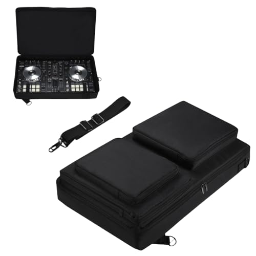 Image of DJ Controller Case for Pioneer DDJ SR2 /Pioneer DDJ SR Multifunctional Case Compatible with DJ Controller, for Portable DJ Backpack with Shoulder Straps for Parties Street Performances