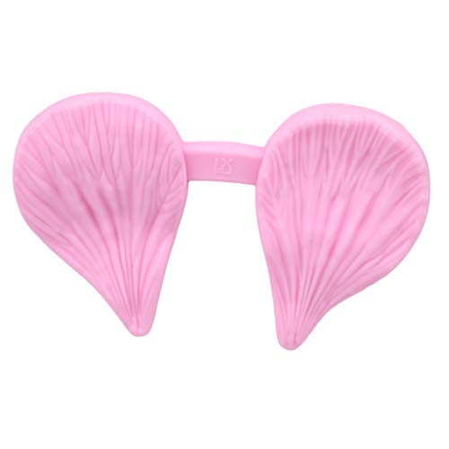 Weryffe 2 Stücke Pfingstrose Rose Floral Backform Blütenblatt Blatt Vene Form Blume Machen Kaugummi Paste Form Silikon Fondant Kuchen Dekorieren Tools (Rosa) Cover