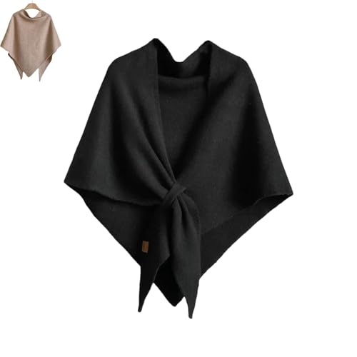 Womens Solid Color Shawl, Pashmina Shaawl Wraps, Cashmere Knitted Shawls and Scarf, for Fall Winter
