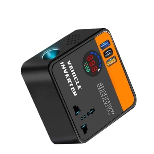Outlet Converter For Car Digital Display Inverter For Vehicle Cell Phone Notebook Car Charger Adapter Road Trip Converter For