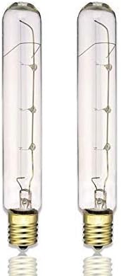 GoodBulb 40 Watt T6 1/2 Light Bulb - Replacement Refrigerator Freezer Bulb - Sub-Zero 500 Series Replacement - Warm White Light (Pack of 2 Bulbs)