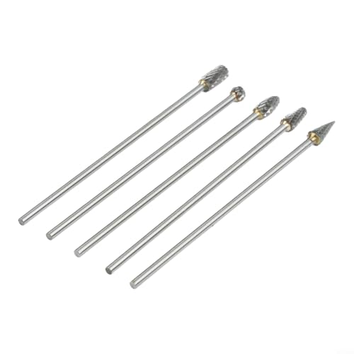 Set de 5 fresas rotativas de carburo sólido 3x6x100 mm miniatura 7