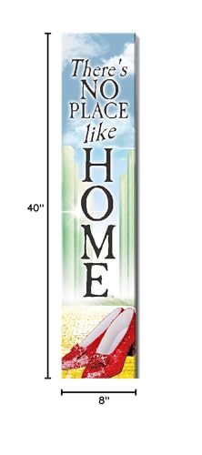 Image of Spoontiques 18352 No Place Like Home Porch Sign, 40-inch Tall