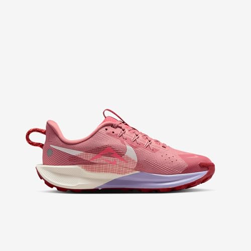 Nike Pegasus Trail 5 Big Kids' Running Shoes (FV5638-600, Red Stardust/Sail/Lilac Ice/Mars Stone)3