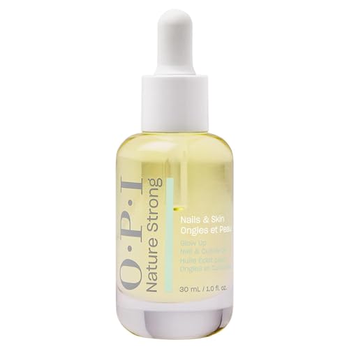 OPI Nature Strong Skincare Glow Up Nail and Cutlicle Oil - Olio Per Unghie E Cuticole Con Vitamina E, Per Cuticole morbide e nutrite – 30ml
