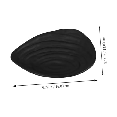 2 Platos Sushi Negros PRETYZOOM miniatura 2