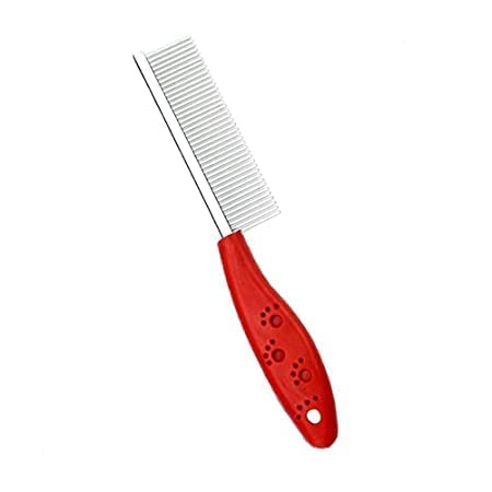 Paw Design Single Side Comb for Dogs, Puppies, Cats, and Kittens (Color May Vary) | Stainless Steel (B0C5NNBQKM) Amazon Price History, Amazon Price Tracker