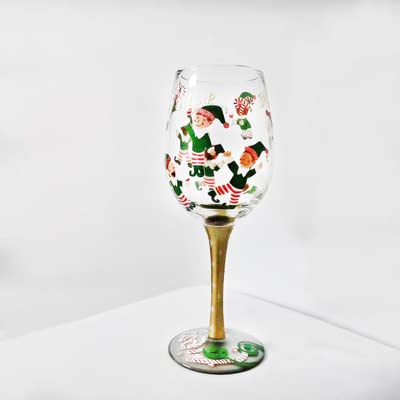 Copas de champán Navidad SISWIM vaso de vidrio verde copa de flauta para fiesta y hogar