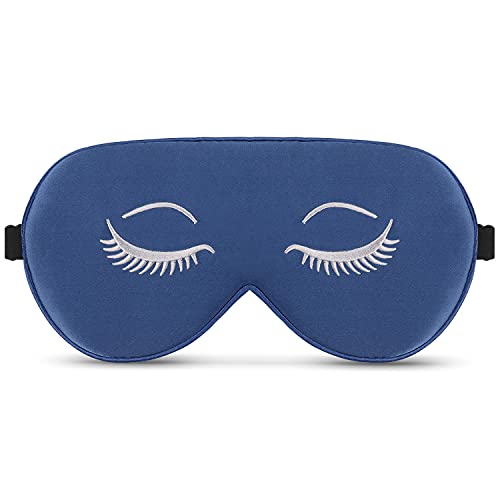 Image of Alaska Bear Natural Silk Sleep Mask, Blindfold, Super Smooth Eye Mask (Breakfast at Tiffanys)