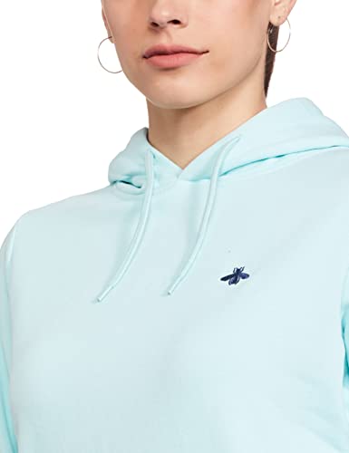 Image of Mode By Red Tape Womens Arctic Blue Sweatshirt Hoodies