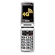 Beafon, SL645, LTE 4G, Silverline, Seniorenhandy SOS Notruftaste, Klapphandy, XXL Innendisplay 2,8 Zoll(7,11cm)/ XXL Farbaußendisplay 1,77 Zoll(4,49cm), Kamera 3,0 MP, Silber, ohne Netzladestecker
