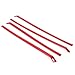 Daeiclru Car Inner Door Panel Trim Cover Compatible with Toyota Tacoma 2024 2025, Inner Side Door Panel Decoration Strip Interior Accessories, 4PCS (Red)