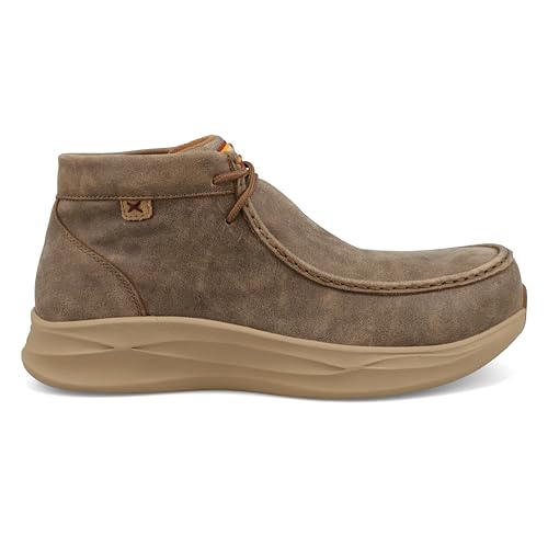 Twisted X Men's Feather X Work, Moc Toe Nano Toe with UltraLite X4