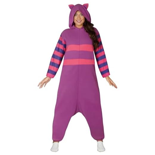 Guirca 88317 - Pijama Gato Lila Adulto Talla L 42 44
