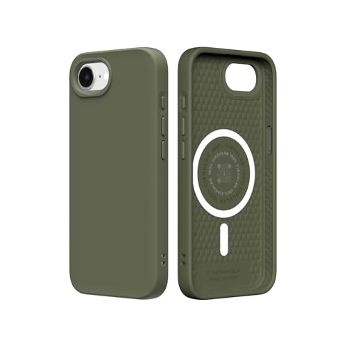 Coque iPhone 17e RhinoShield SolidSuit Magsafe vert algue fine et anti-choc - 3
