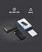 VRURC Portable Charger 20000mAh, Fast Charging Power Bank USB C,4 Output 2 Input Travel Essentials Charging Bank Equipped with LED Display,Built-in Wall Plug and Cables,Phone Charger Battery,Black