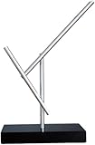 Elegant Kinetic Art Sculpture with Swinging Sticks, Perpetual Motion Desktop Toy for Office & Home Decor, Calming & Focus Enhancing Stress Relief Gift for Adults, Anti-Gravity Physics Toy