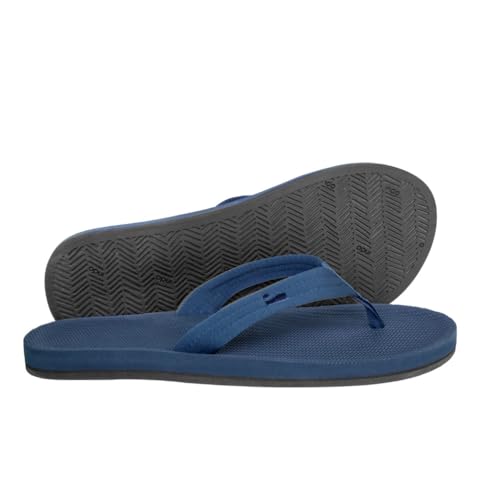 Indosole Men's Easy Living Eco-Friendly Recycled Tire Soles and Nylon Straps Flip Flop Sandals3