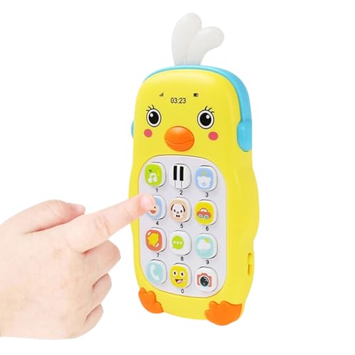 Babys Handy Musikspielzeug Ab 1 Jahr, Kindertelefon Mit Musiklichten, Babys Handy Spielzeug Geschenk Ab 18-36 Monate
