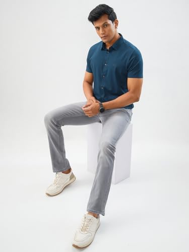 Image of Spykar Men's Rover Regular Fit Mid Rise Casual Jeans