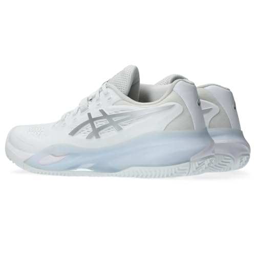 ASICS Women's Gel-Resolution X Clay Tennis Shoes, 10, White/Pure Silver - image 3